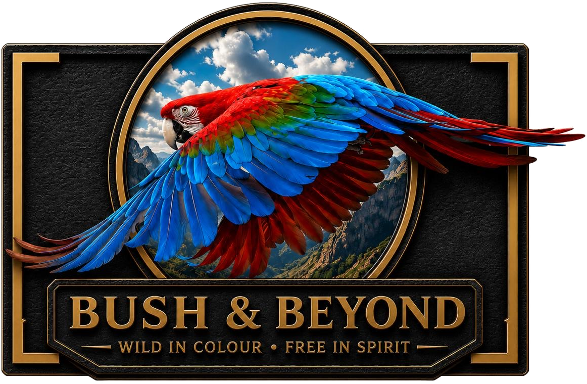 BUSH & BEYOND — Macaw in Flight